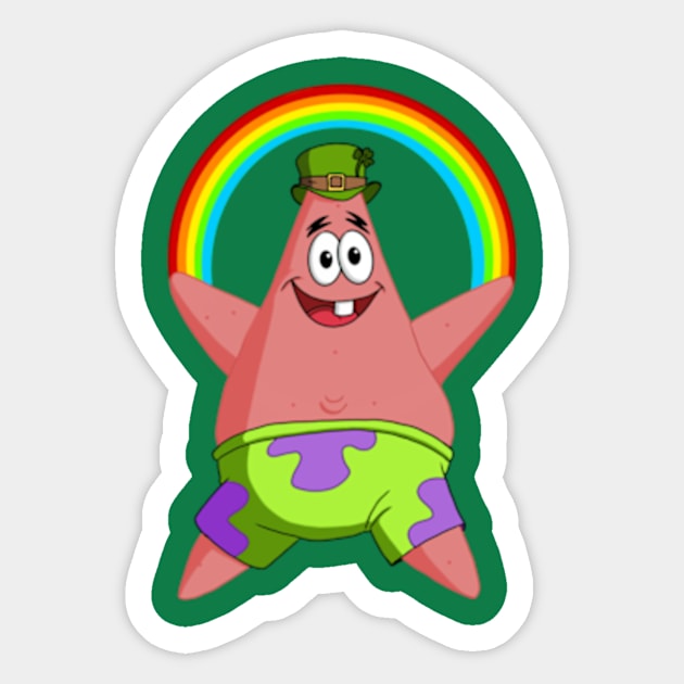 St Patricks Day Sticker by AndrewKennethArt